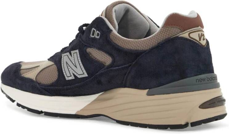 New Balance Mesh & Suede Leren Sneakers Multicolor Heren