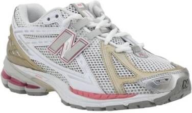 New Balance Mesh hardloopschoenen met leren details Multicolor Dames