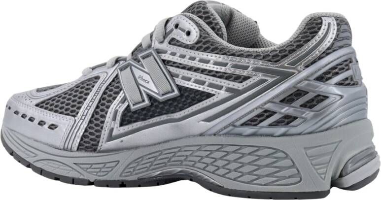 New Balance Mesh Leren Sneakers Stabiliteit Web Technologie Gray Heren