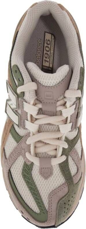 New Balance Mesh Sneakers met Leer en Suède Multicolor Heren