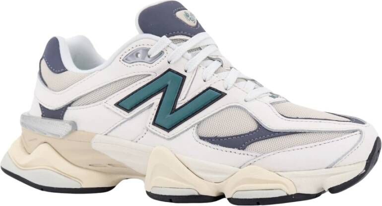 New Balance Mesh Sneakers met Monogram Detail White Heren