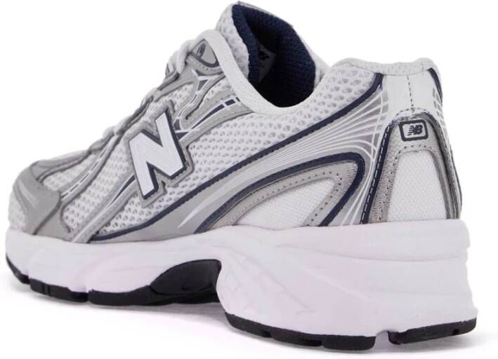 New Balance Mesh Sneakers met reflecterend N-logo Gray Heren