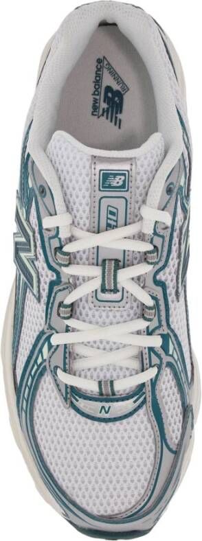 New Balance Mesh Sneakers met reflecterend N-logo Green Heren