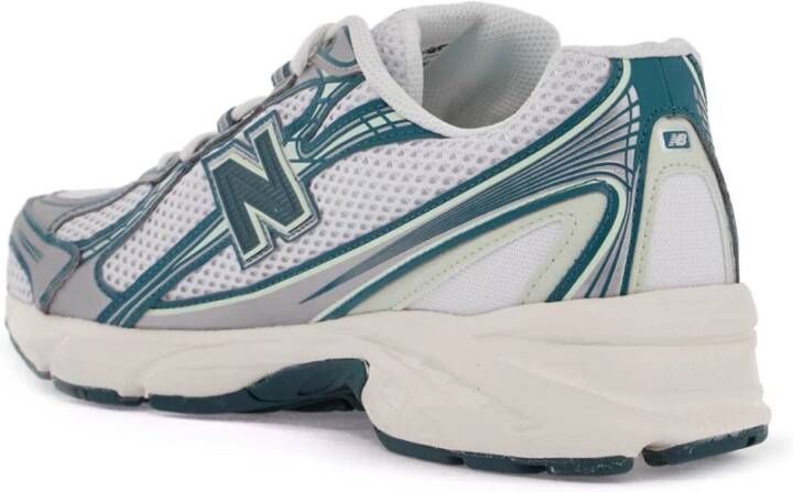 New Balance Mesh Sneakers met reflecterend N-logo Green Heren