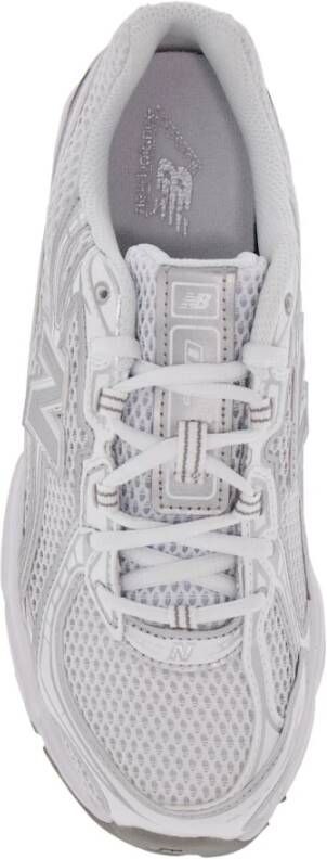 New Balance Mesh Sneakers met reflecterend N-logo White Heren