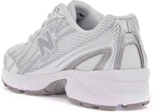 New Balance Mesh Sneakers met reflecterend N-logo White Heren