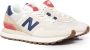 New Balance Mesh Suede Sneakers Licht Grijs Rood Multicolor Heren - Thumbnail 6