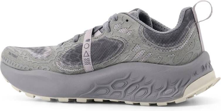 New Balance Mesh Veterschoenen met Monogram Gray Heren