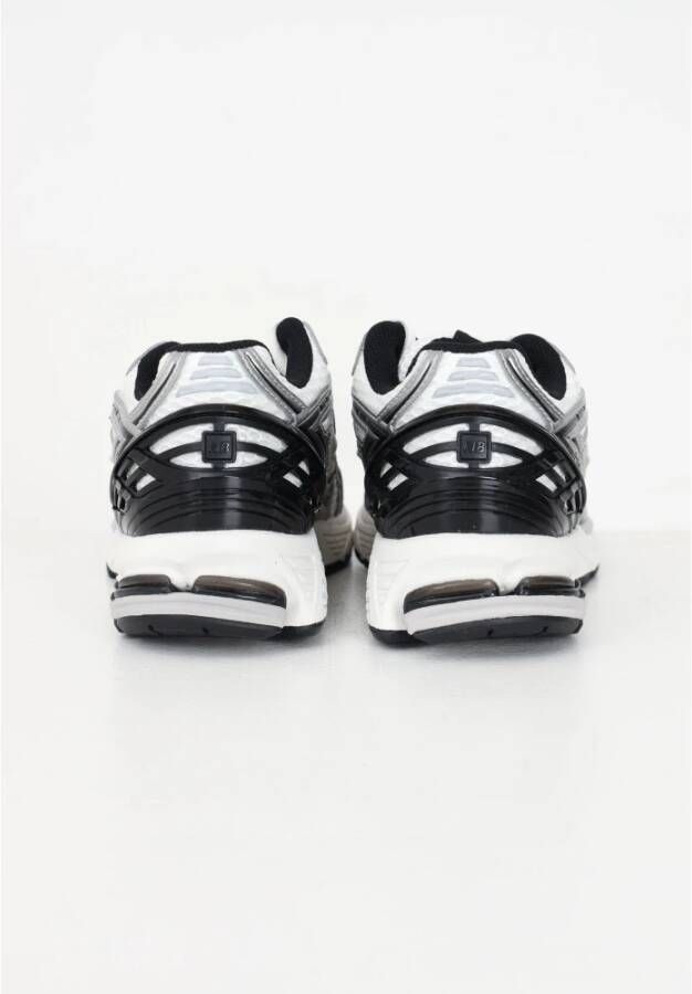 New Balance Metallic Silver Black Sneakers White Unisex