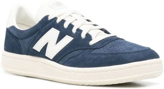 New Balance Navy Blauw Suède Leren Sneakers Blue Heren