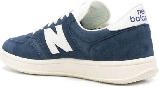 New Balance Navy Blauw Suède Leren Sneakers Blue Heren