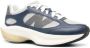 New Balance Navy Blauw Grijs Leren Sneaker Multicolor Heren - Thumbnail 4