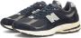 New Balance 2002R Navy Eclipse & Grijs met Wit Crème Sneakers Blue Heren - Thumbnail 3