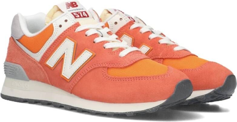 New Balance Oranje Lage Sneakers U574 D Orange Dames