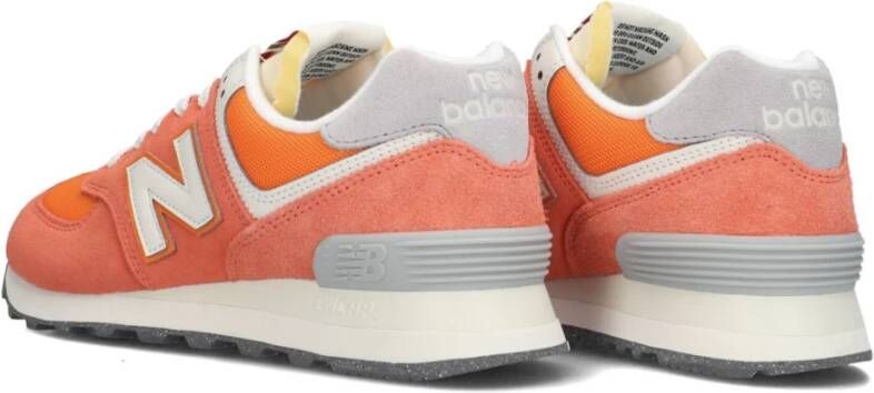 New Balance Oranje Lage Sneakers U574 D Orange Dames