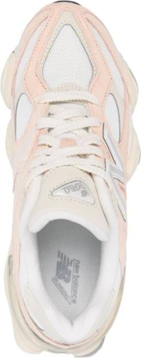 New Balance Perzikroze Sneakers Paneelontwerp Pink Dames