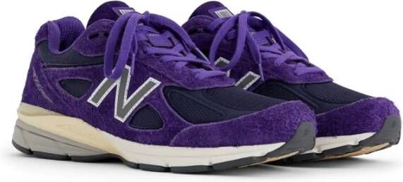 New Balance Plum Purple USA Sneakers Logo Purple Heren