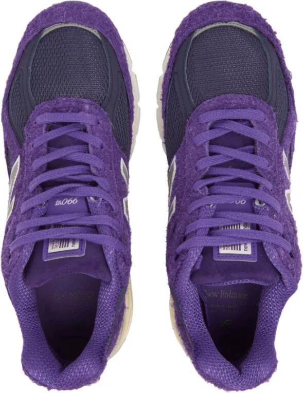 New Balance Plum Purple USA Sneakers Logo Purple Heren