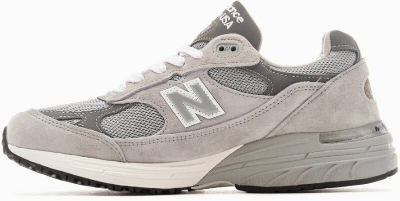 New Balance Premium Suède Sneakers met Abzorb Tussenzool Gray Heren