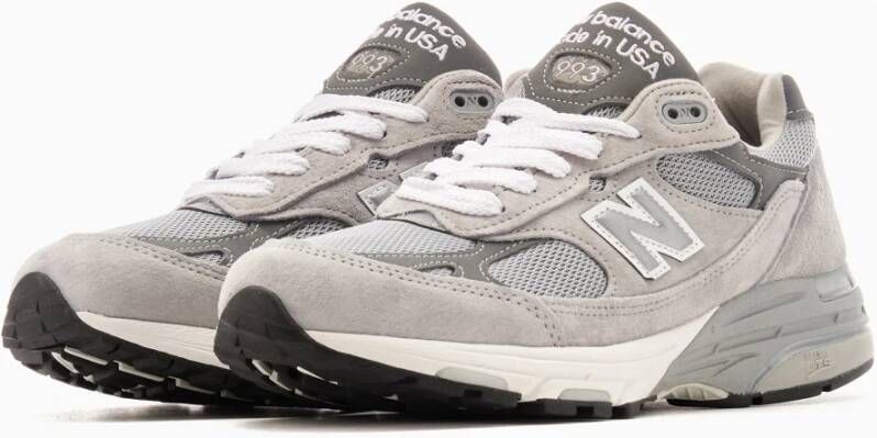 New Balance Premium Suède Sneakers met Abzorb Tussenzool Gray Heren