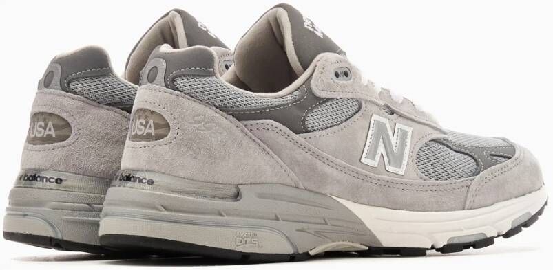 New Balance Premium Suède Sneakers met Abzorb Tussenzool Gray Heren