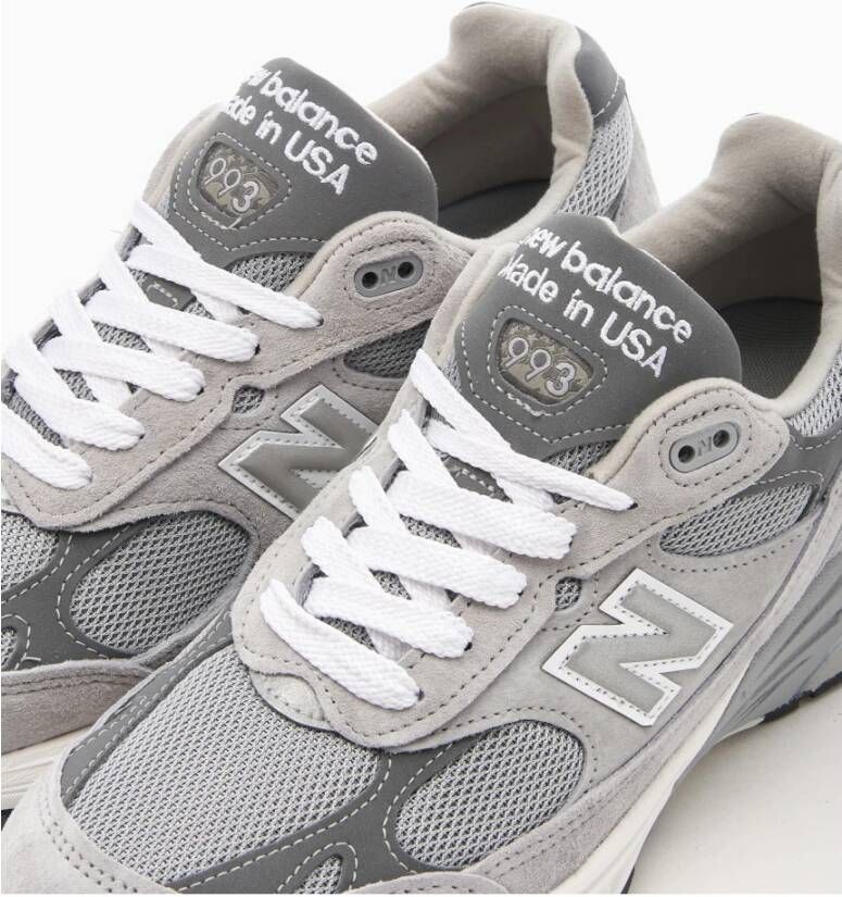 New Balance Premium Suède Sneakers met Abzorb Tussenzool Gray Heren