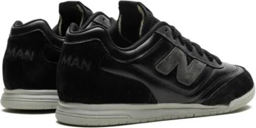 New Balance Rc42 Zwarte Logo Sneakers Leer Black Heren