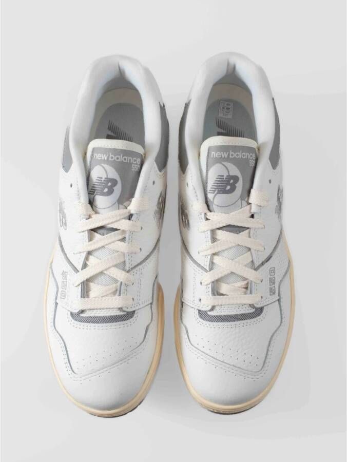 New Balance Retro basketbalsneakers met strak design White Heren