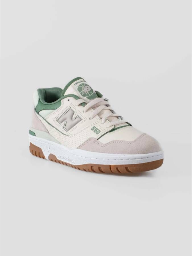 New Balance Retro Basketbalstijl Sneaker Beige Dames