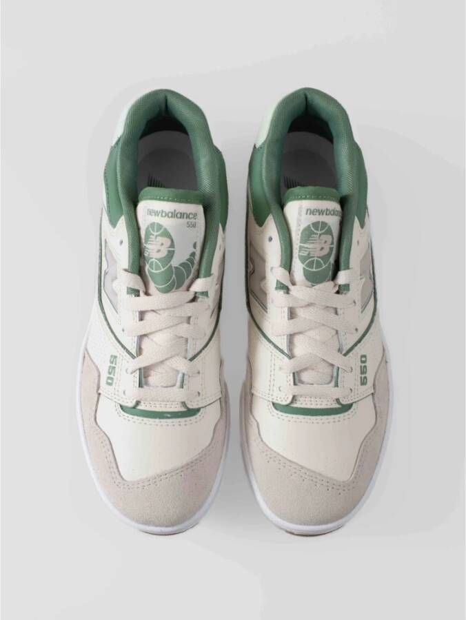 New Balance Retro Basketbalstijl Sneaker Beige Dames