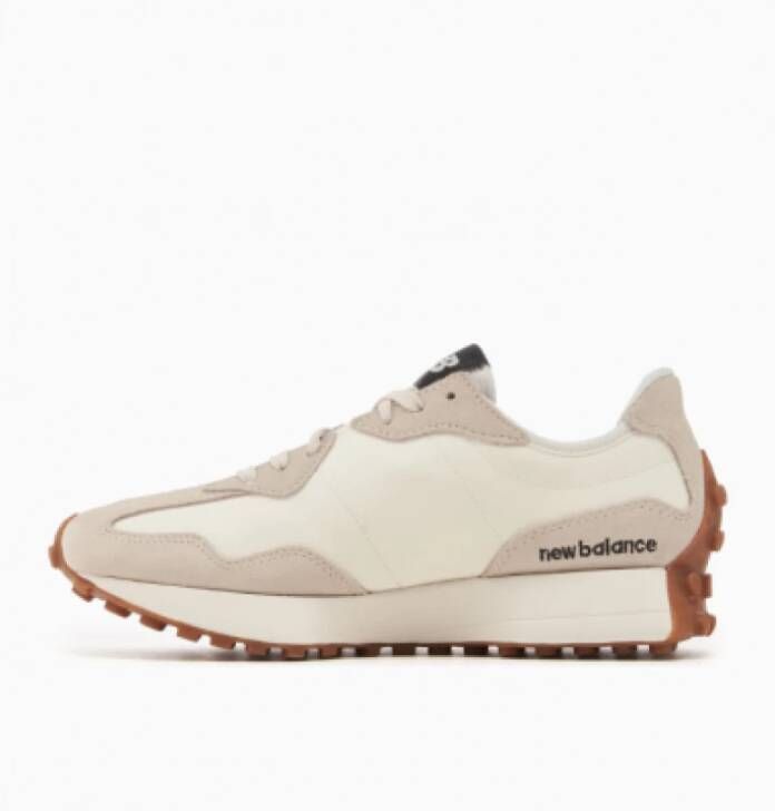 New Balance Retro Hardloopschoen 327 Beige Dames