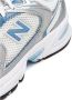 New Balance Retro Stijl Leren Sneakers Wit Blauw White Heren - Thumbnail 4