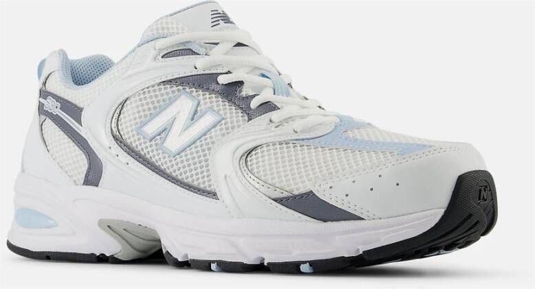 New Balance Retro Style Grijze Sneakers White Dames