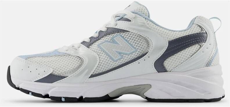 New Balance Retro Style Grijze Sneakers White Dames