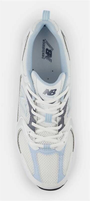 New Balance Retro Style Grijze Sneakers White Dames