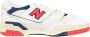 New Balance 550 Sneakers Off White Navy Red Multicolor Heren - Thumbnail 9