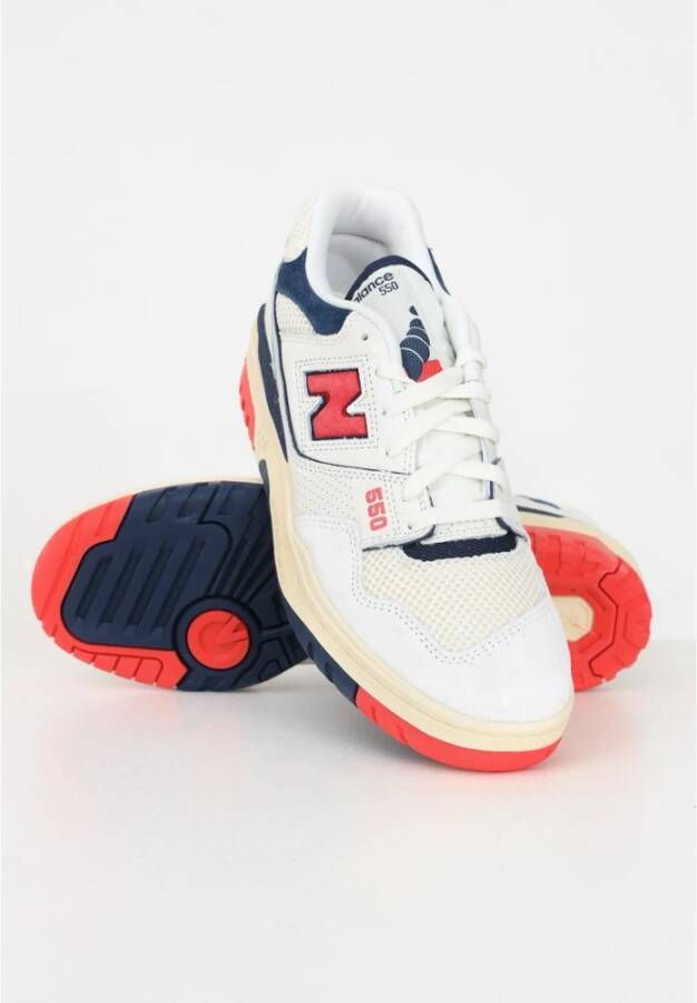 New Balance Retro Style Low Profile Sneakers White Heren