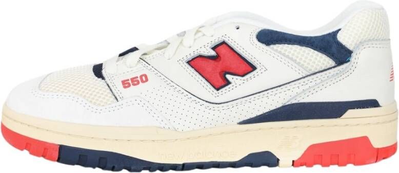 New Balance Retro Style Low Profile Sneakers White Heren