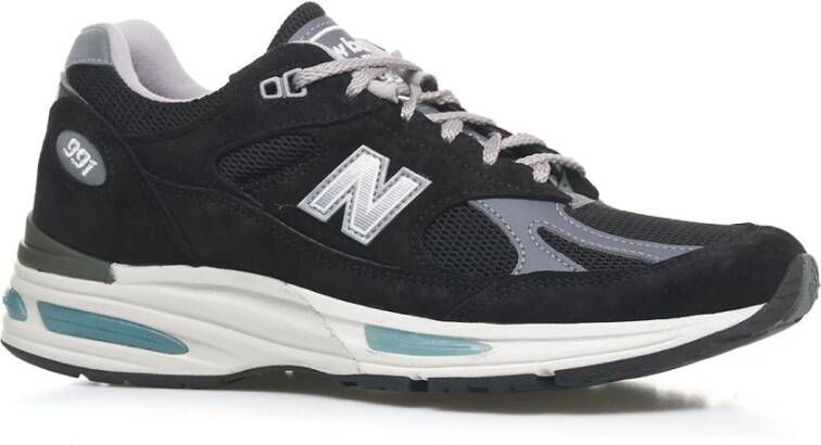 New Balance Retro Suede Sneakers met Reflectoren Black Dames