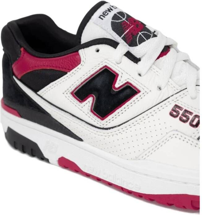 New Balance Rode Leren Sneakers Lente Zomer Collectie Multicolor Heren