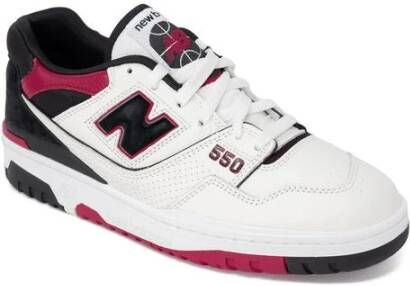 New Balance Rode Leren Sneakers Lente Zomer Collectie Multicolor Heren