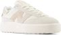 New Balance Roze Sneakers Leer Vetersluiting Beige Dames - Thumbnail 2