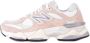 New Balance Perzikroze Sneakers Paneelontwerp Pink - Thumbnail 12