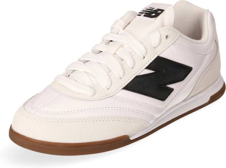 New Balance Sneaker met laag profiel in suède en mesh White Heren