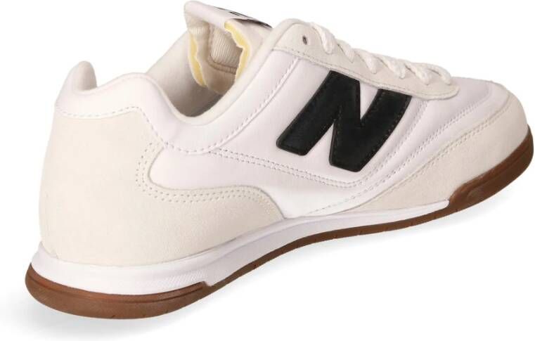 New Balance Sneaker met laag profiel in suède en mesh White Heren