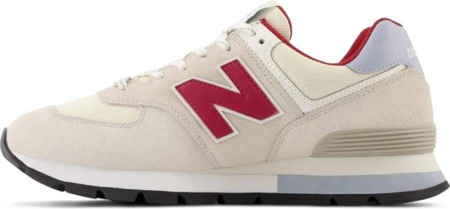 New Balance Itrio Leren Sneakers Beige Heren