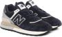 New Balance Suède en Stoffen Leren Sneakers Blauw Blue Heren - Thumbnail 7