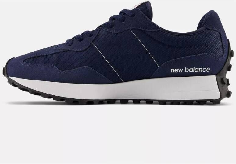 New Balance Navy Witte Heren Sneakers 327 Blauw Heren