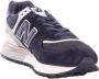 New Balance Suède en Stoffen Leren Sneakers Blauw Blue Heren - Thumbnail 5