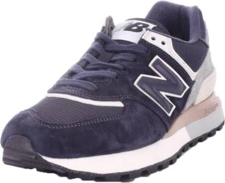 New Balance Blauw en groene sneakers Blauw Heren